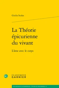 La théorie épicurienne du vivant