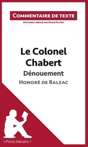 Marie Paitier - Le colonel Chabert - Commentaire de texte.