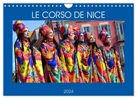 Frédéric Rousseau - CALVENDO Hobby  : LE CORSO DE NICE (Calendrier mural 2024 DIN A4 vertical), CALVENDO calendrier mensuel - Un retour sur l'un des corsos le plus renommé, celui du Carnaval de Nicen.