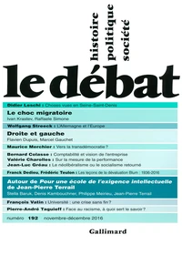 Le Débat N° 192, novembre-décembre 2016