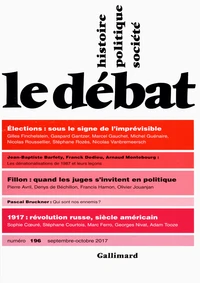 Le Débat N° 196, septembre-octobre 2017