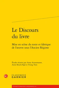 Le discours du livre