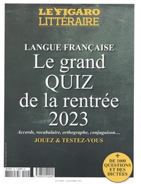 Marc Feuillée - Le Figaro hors-série Octobre-novembre 2023 : Langue Française - Le grand quiz de la rentrée.