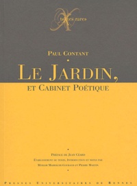 Paul Contant - Le jardin, et cabinet poétique.
