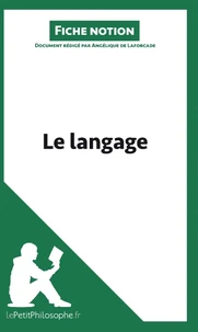 Le langage (fiche notion)