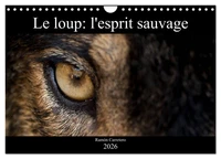 Le loup: l'esprit sauvage (Calendrier mural 2026 DIN A4 vertical), CALVENDO calendrier mensuel