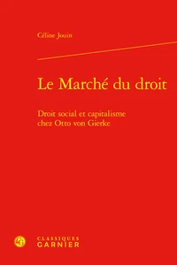 Le marché du droit