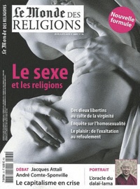 Frédéric Lenoir - Le Monde des religions N° 36 Juillet-août 2 : Le sexe et les religions.