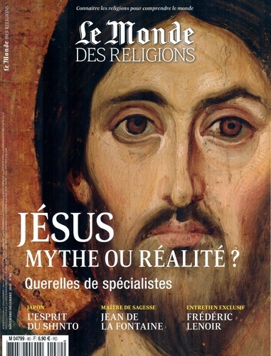 Virginie Larousse - Le Monde des religions N° 80, novembre-décembre 2016 : Jésus, mythe ou réalité ?.