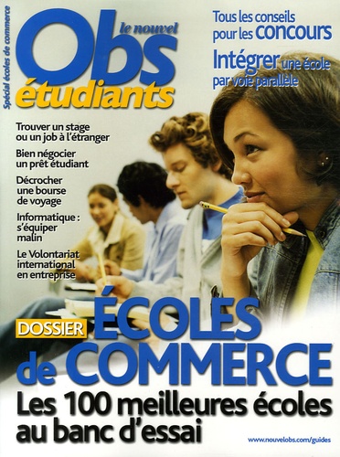 Patrick Fauconnier - Le Nouvel Obs Etudiants  : Spécial écoles de commerce.