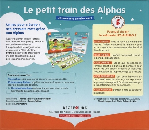 Le petit train des Alphas GS-CP. Je forme mes premiers mots