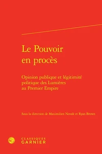 Le pouvoir en procès