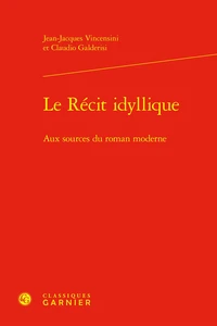 Le Récit idyllique