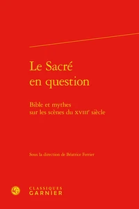Le sacré en question