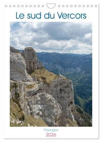 Le sud du Vercors, paysages (Calendrier mural 2026 DIN A4 horizontal), CALVENDO calendrier mensuel