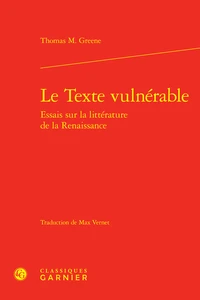 Le texte vulnérable