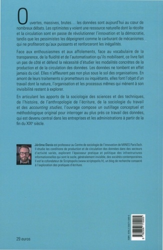 Le travail invisible des données. Elements pour une sociologie des infrastructures scripturales