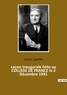 Louis Lavelle - Leçon inaugurale faite au COLLÈGE DE FRANCE le 2 Décembre 1941.