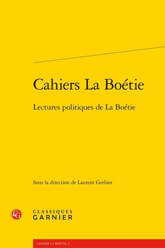 Lectures politiques de La Boétie