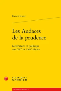 Les Audaces de la prudence