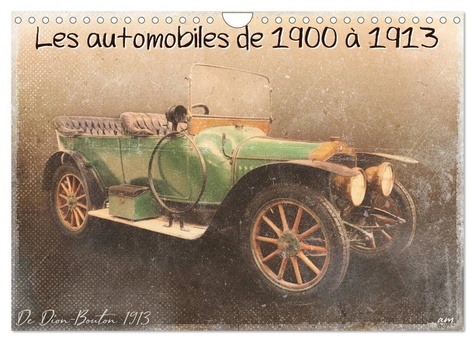 Sudpastel Sudpastel - CALVENDO Mobilite  : Les automobiles de 1900 à 1913 (Calendrier mural 2024 DIN A4 vertical), CALVENDO calendrier mensuel - Série de 12 tableaux, d'automobiles des années 1900.