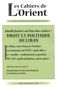 Droit et politique au Liban