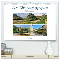 Les Cévennes typiques  (Calendrier mural 2026 DIN A2 vertical) calendrier de bureau