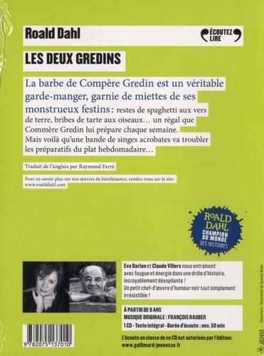 Les deux gredins  avec 1 CD audio MP3