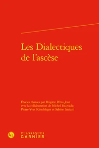 Les dialectiques de l'ascèse