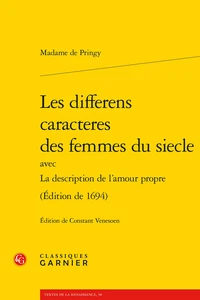 Les differens caracteres des femmes du siecle