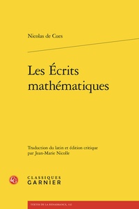 Nicolas de Cues - Les écrits mathématiques.