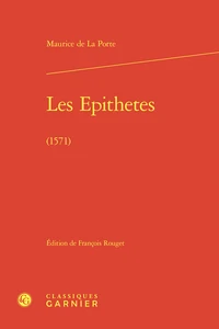 Les épithètes