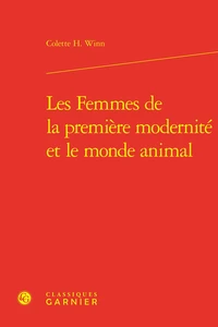 Les Femmes de la première modernité et le monde animal