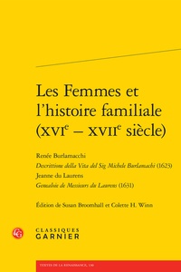 Renée Burlamacchi et Jeanne Du Laurens - Les femmes et l'histoire familiale (XVIe-XVIIe siècle).