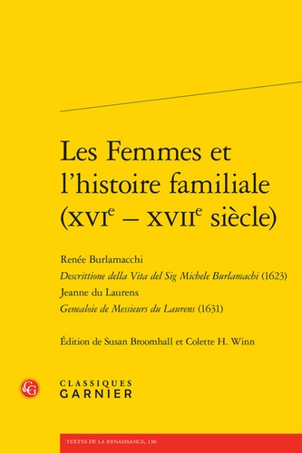 Les femmes et l'histoire familiale (XVIe-XVIIe siècle)