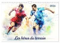 Les héros du terrain (Calendrier mural 2026 DIN A4 vertical), CALVENDO calendrier mensuel