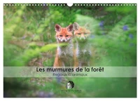 Les murmures de la forêt - Regards d'animaux (Calendrier mural 2026 DIN A3 vertical), CALVENDO calendrier mensuel