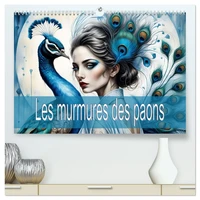 Les murmures des paons  (Calendrier mural 2026 DIN A2 vertical) calendrier de bureau