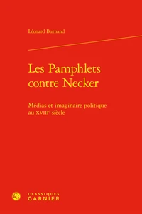 Les Pamphlets contre Necker