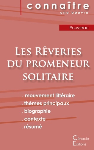 Les Rêveries Du Promeneur Solitaire Résumé www.decitre.fr