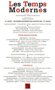 Pour Frantz Fanon