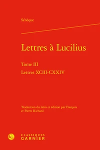 Lettres à Lucilius