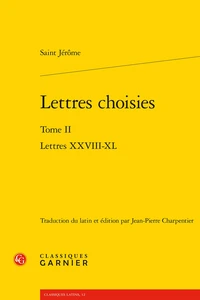 Lettres choisies