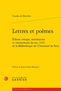 Lettres et poèmes