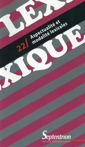Aspectualité et modalité lexicales