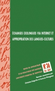Christian Degache et François Mangenot - LIDIL N° 36, Décembre 2007 : Echanges exolingues via Internet et appropriation des langues-cultures.