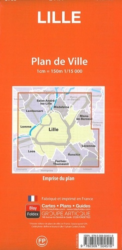 Lille. 1/15 000, recto/verso  Edition 2019