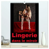 Lingerie dans le miroir  (Calendrier mural 2026 DIN A2 horizontal) calendrier de bureau