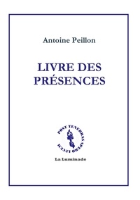 Antoine Peillon - Livre des présences.