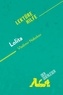 Beaugendre Flore - Lektürehilfe  : Lolita von Vladimir Nabokov (Lektürehilfe) - Detaillierte Zusammenfassung, Personenanalyse und Interpretation.